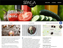 Tablet Screenshot of bistrospacja.pl